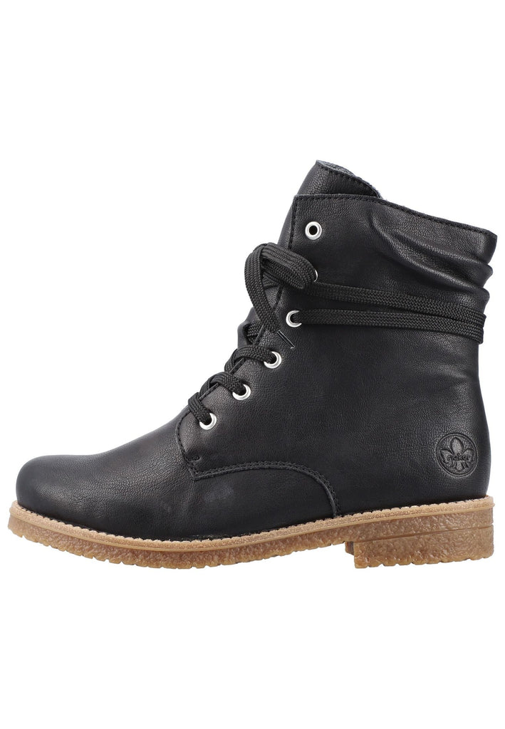 Stiefeletten Rieker Stiefelette Lederimitat Schwarz