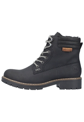 Stiefeletten Rieker Stiefelette Lederimitat Schwarz