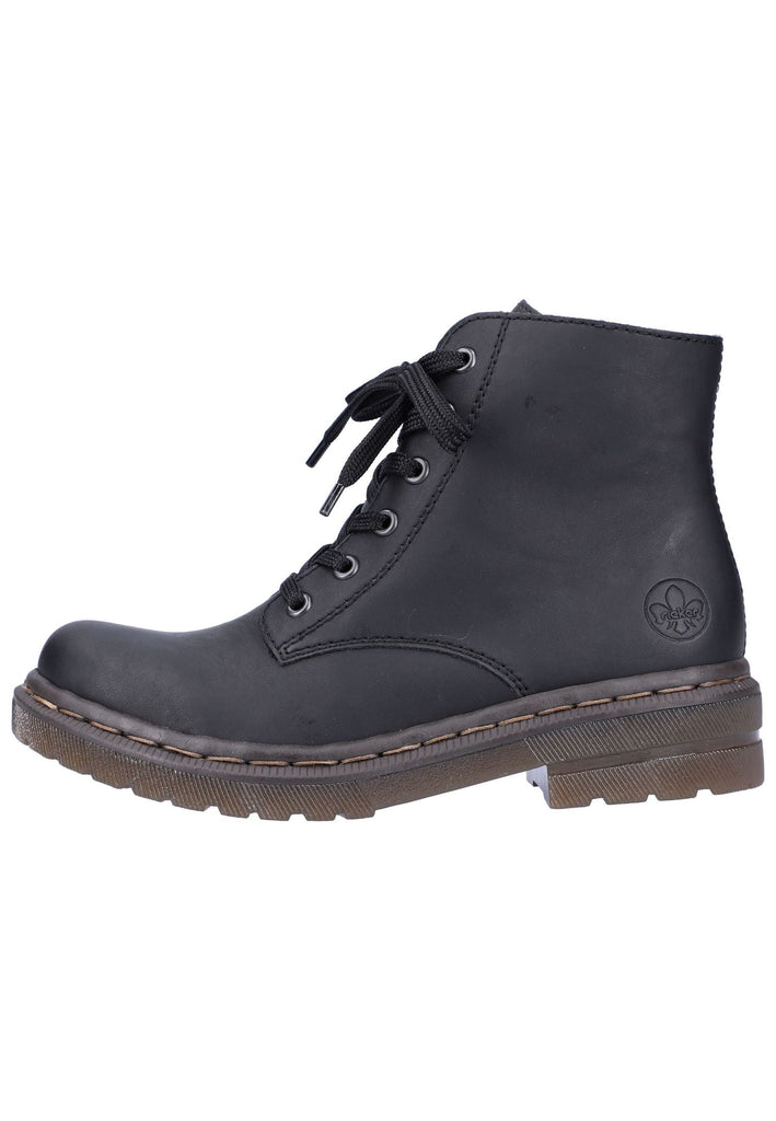 Stiefeletten Rieker Stiefelette Lederimitat Schwarz