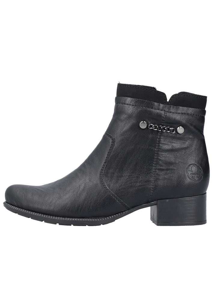 Stiefeletten Rieker Stiefelette Lederimitat Schwarz