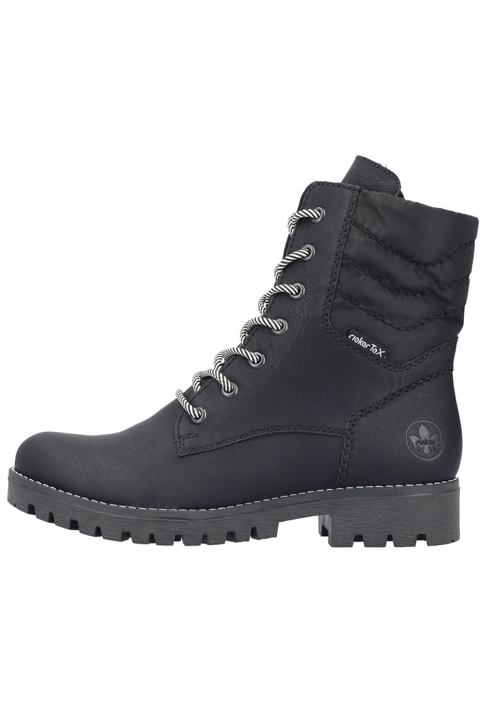 Stiefeletten Rieker Stiefelette Lederimitat Schwarz