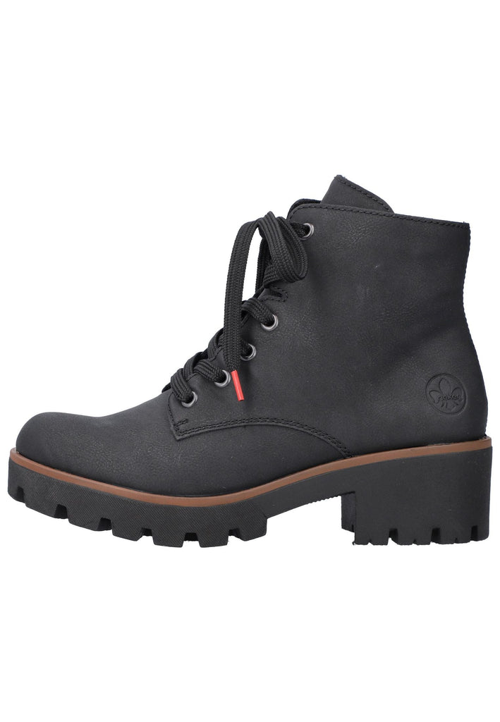 Stiefeletten Rieker Stiefelette Lederimitat Schwarz