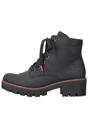 Stiefeletten Rieker Stiefelette Lederimitat Schwarz