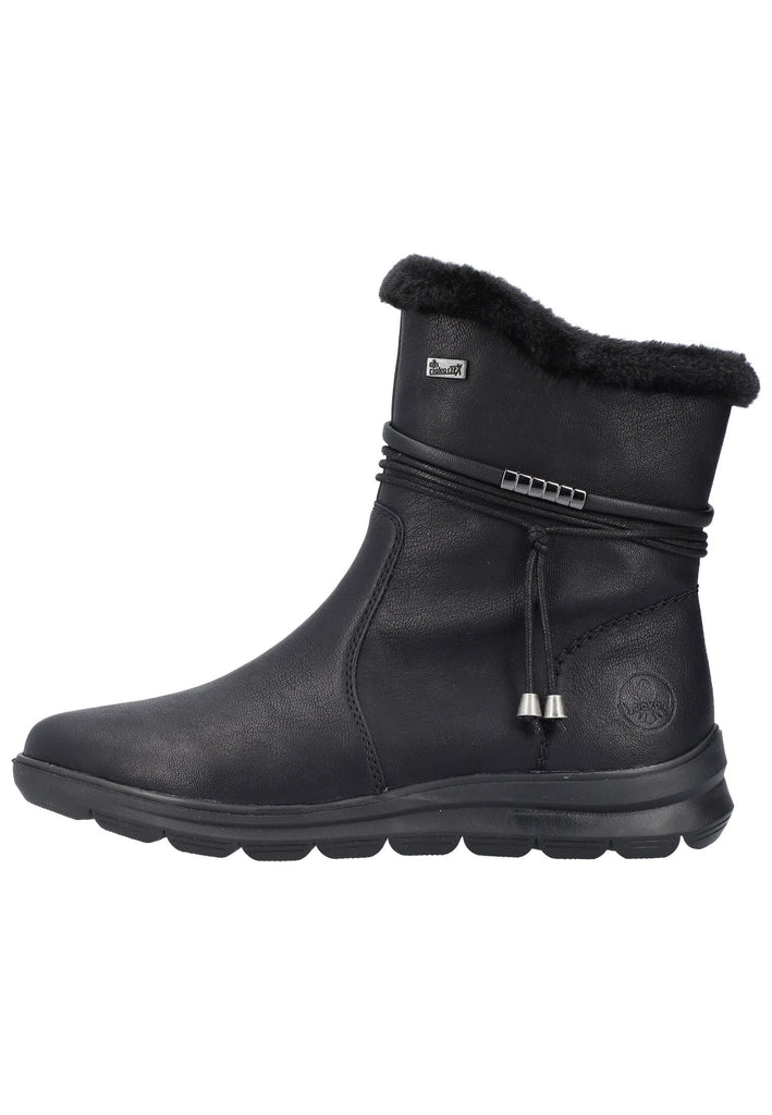 Stiefeletten Rieker Stiefelette Lederimitat Schwarz
