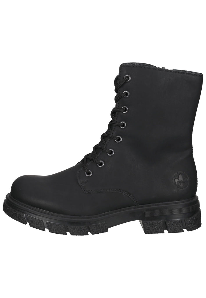 Stiefeletten Rieker Stiefelette Lederimitat Schwarz