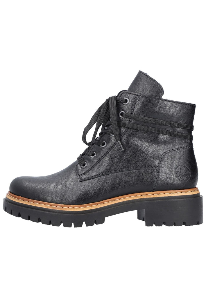 Stiefeletten Rieker Stiefelette Lederimitat Schwarz