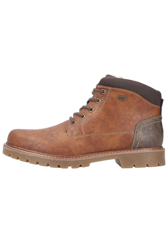 Stiefeletten Rieker Stiefelette Lederimitat/Textil Braun