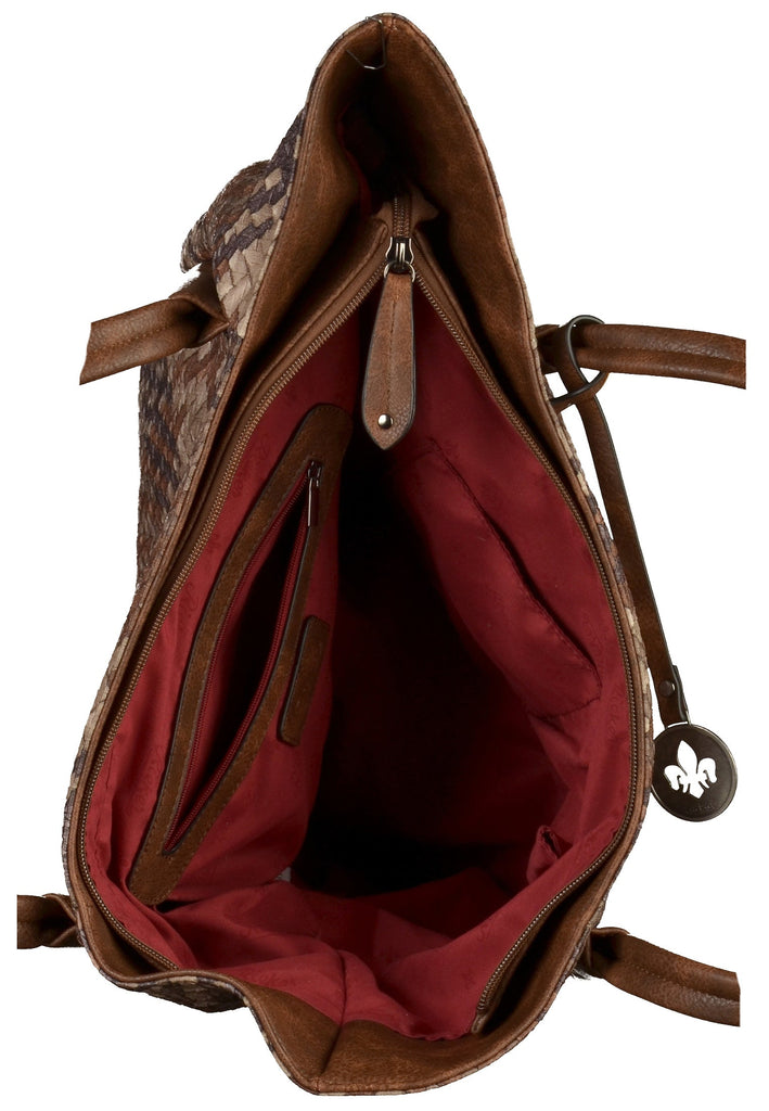Rieker Taschen Lederimitat Braun