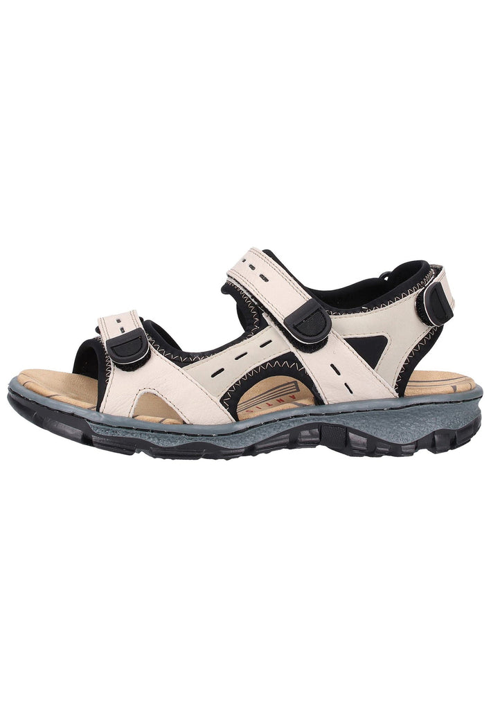 Rieker Wanderschuhe Leder Beige/Schwarz