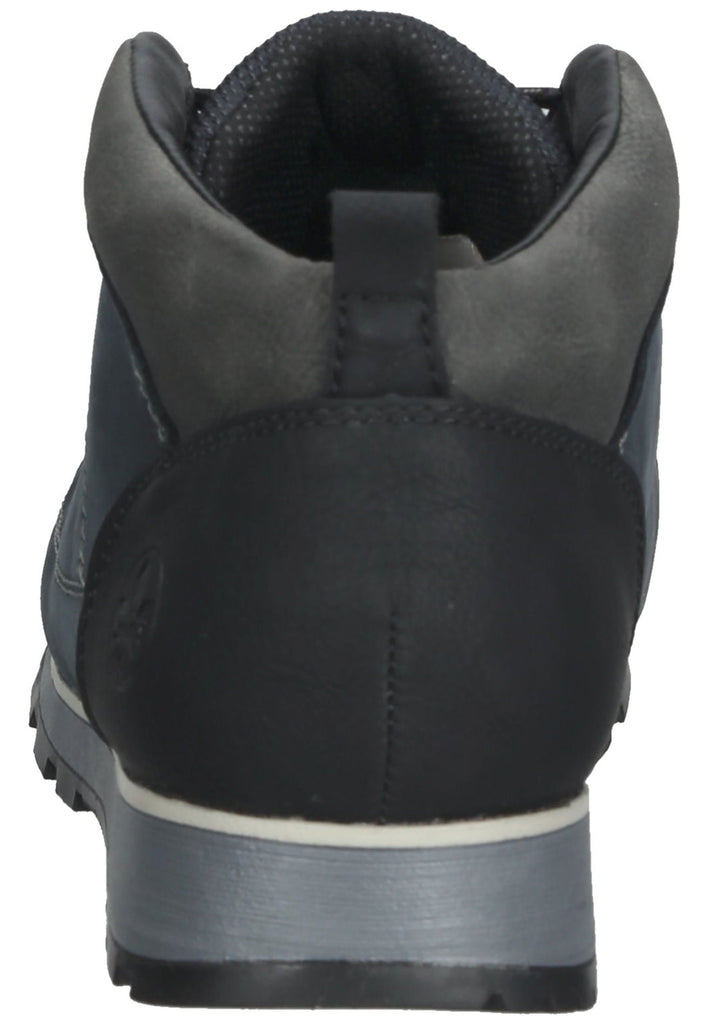 Rieker Wanderschuhe Leder Schwarz/Blau Warmfutter