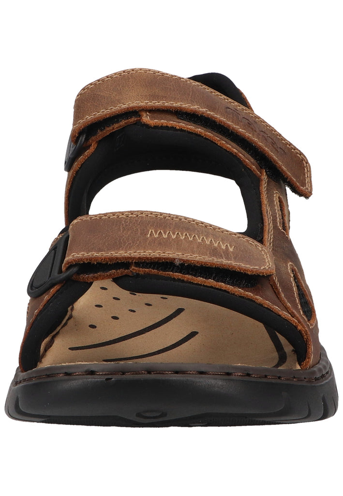 Rieker Wanderschuhe Lederimitat Schwarz