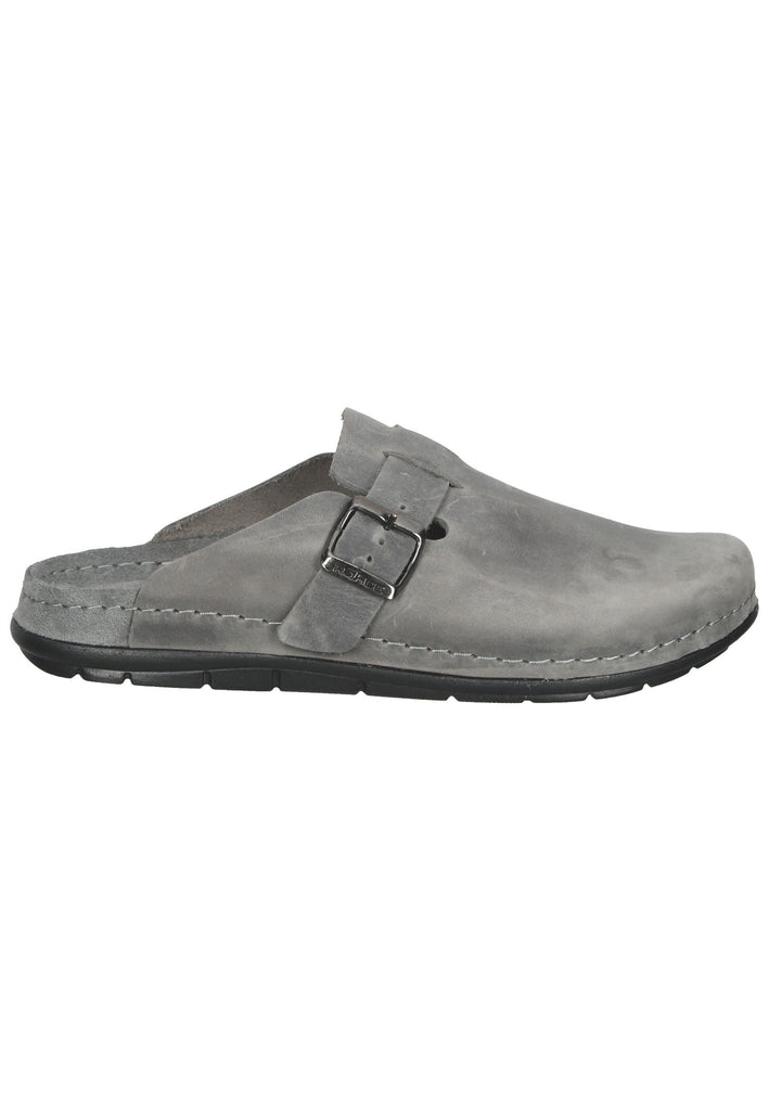 Rohde Clogs Leder Anthrazit
