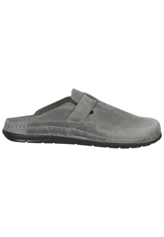 Rohde Clogs Leder Anthrazit