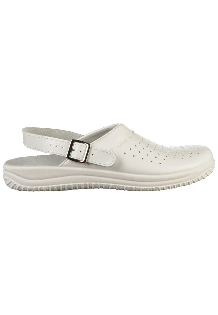 Rohde Clogs Leder Weiß