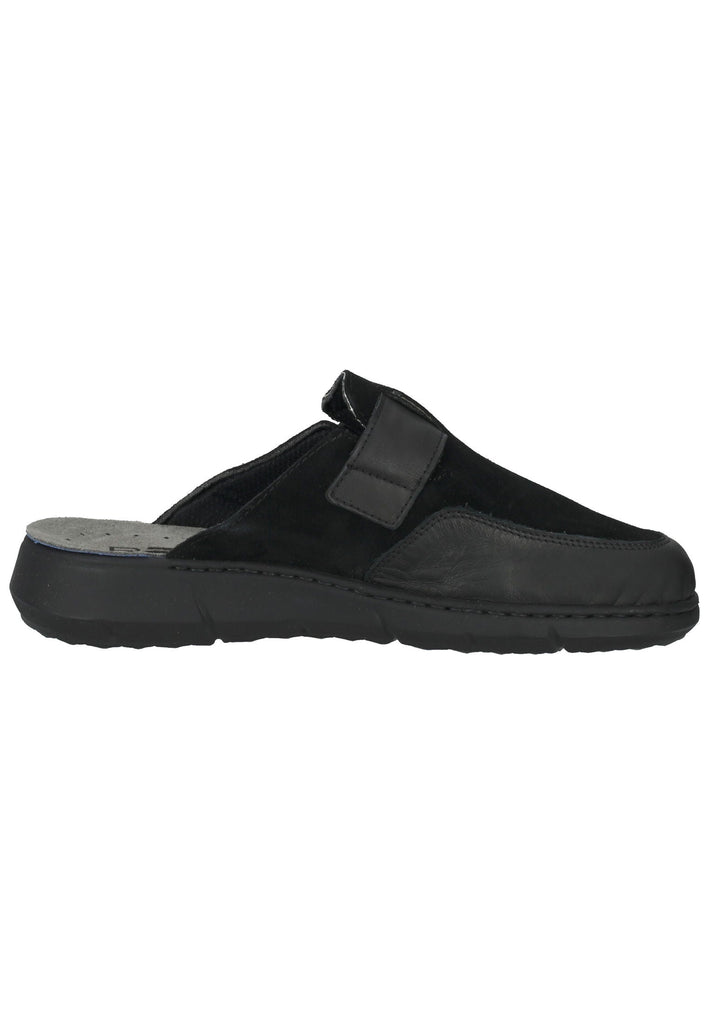 Rohde Clogs Nappaleder Schwarz