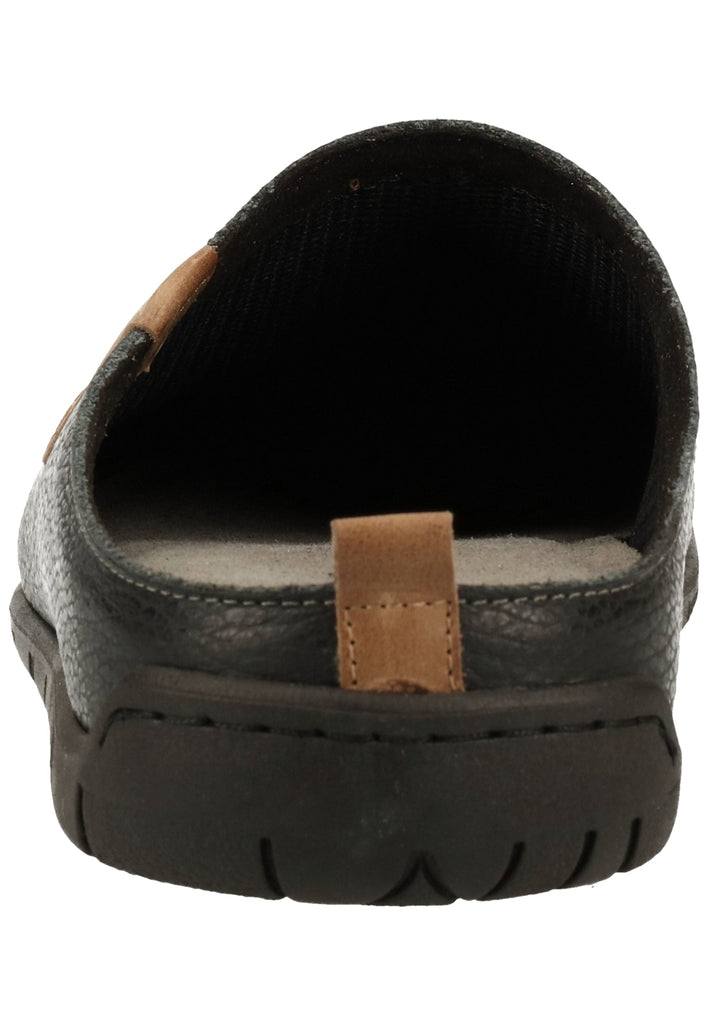 Rohde Clogs Nappaleder Schwarz