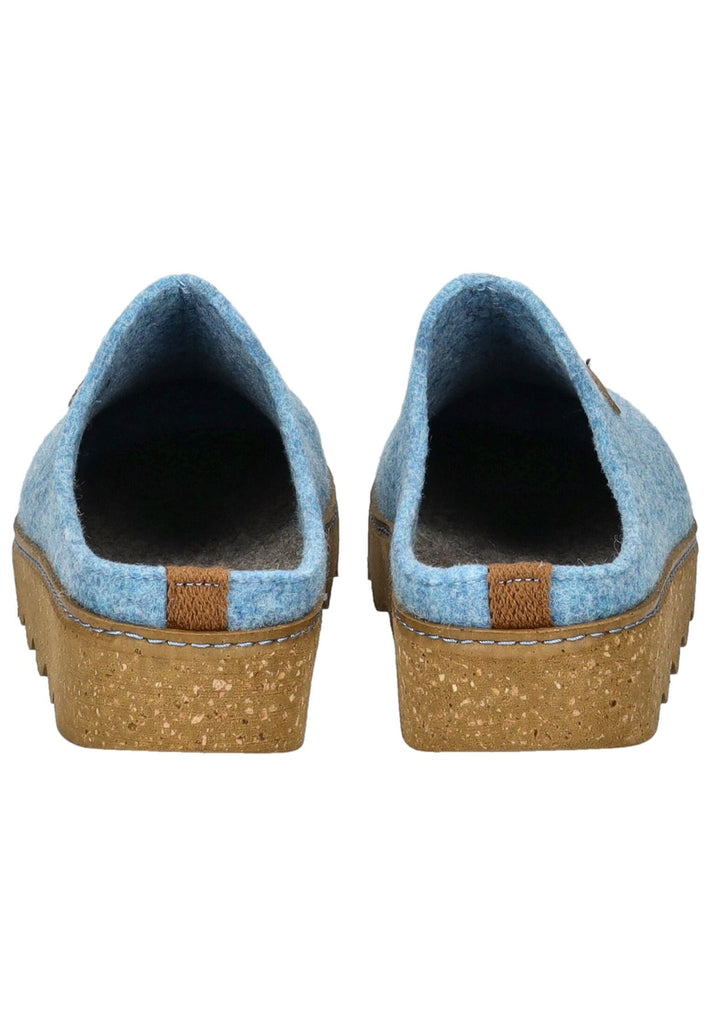Rohde Hausschuhe Filz Blau