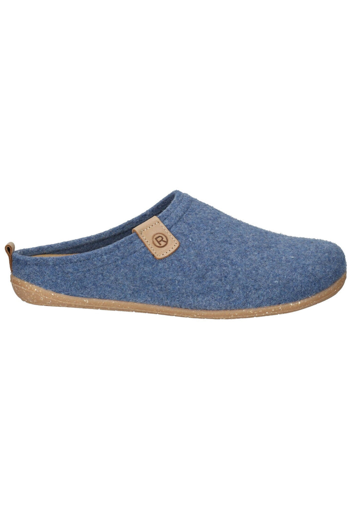 Rohde Hausschuhe Filz Blau