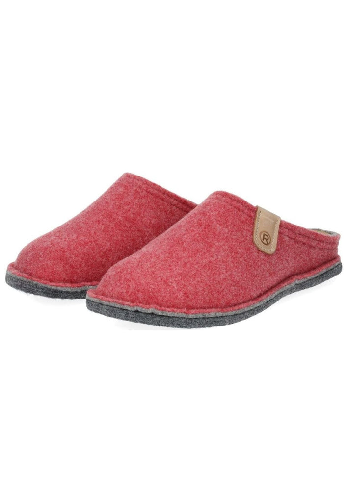 Rohde Hausschuhe Filz Bordeaux