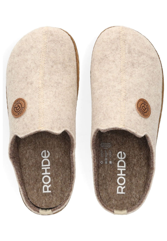 Rohde Hausschuhe Filz Grau
