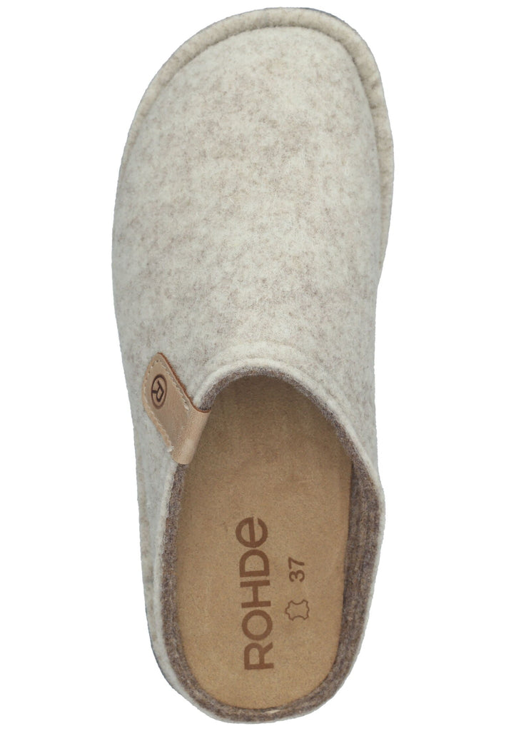 Rohde Hausschuhe Filz Grau