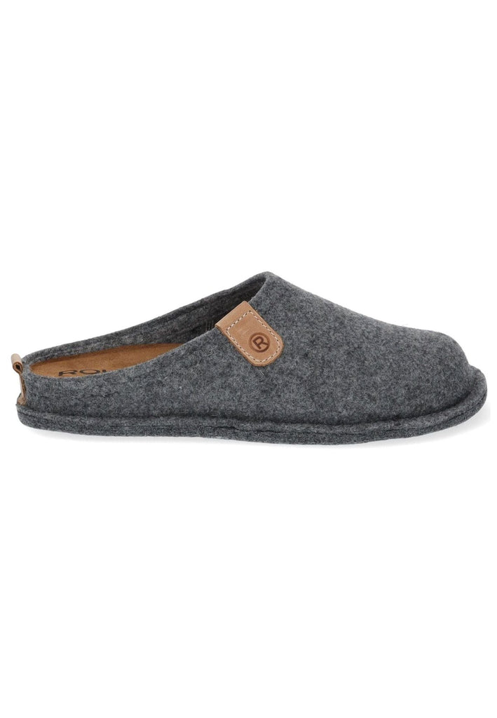 Rohde Hausschuhe Filz Grau