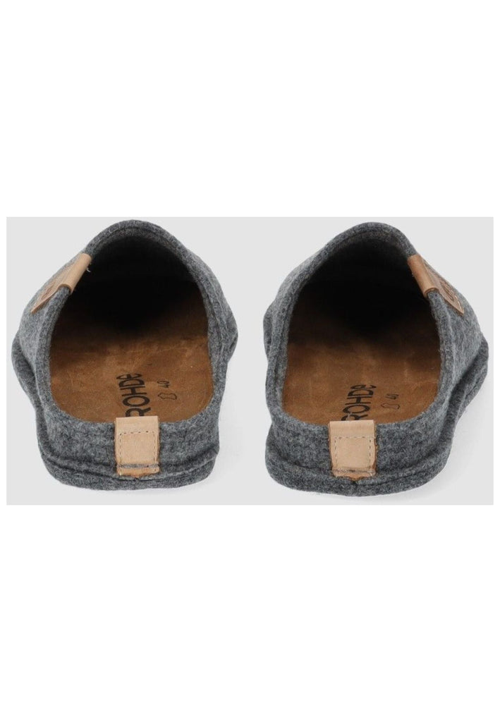 Rohde Hausschuhe Filz Grau