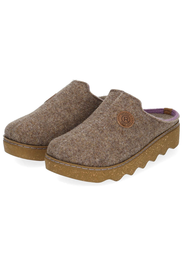 Rohde Hausschuhe Filz Leinen