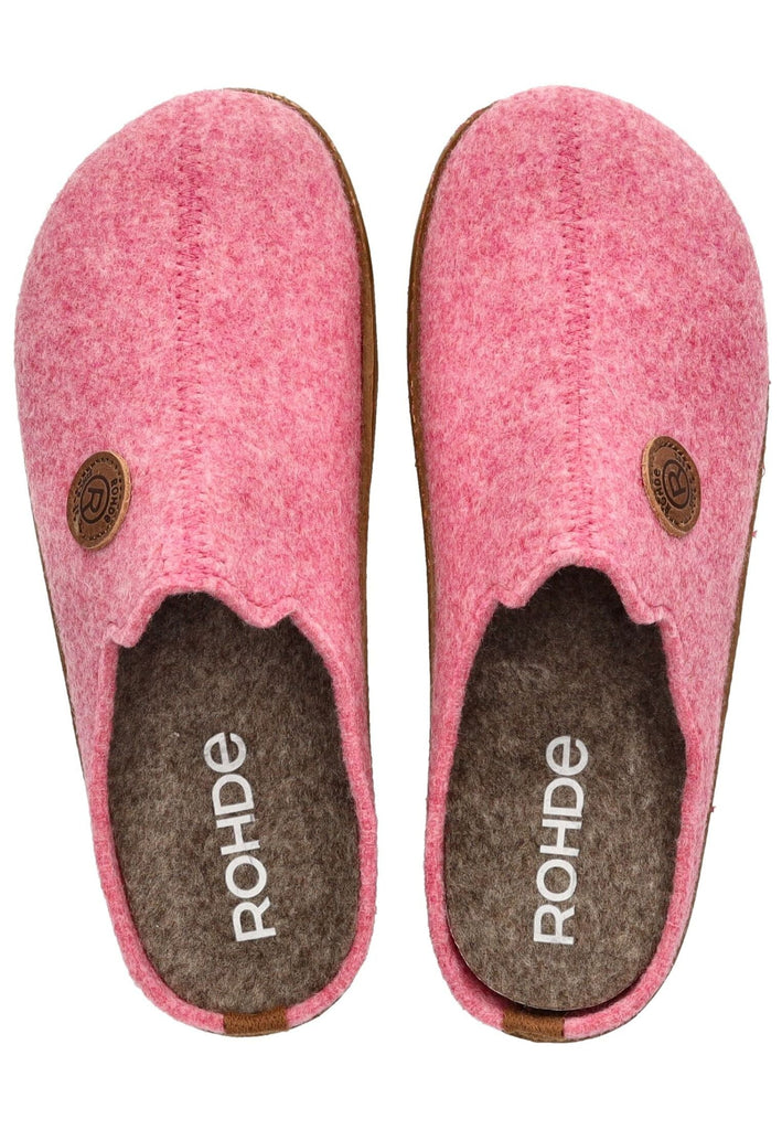 Rohde Hausschuhe Filz Pink