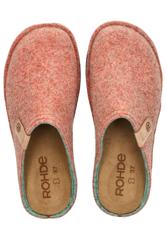 Rohde Hausschuhe Filz Salmon
