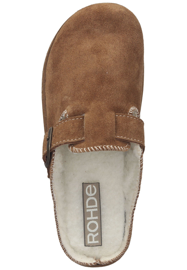 Rohde Hausschuhe Leder Cuoio Warmfutter