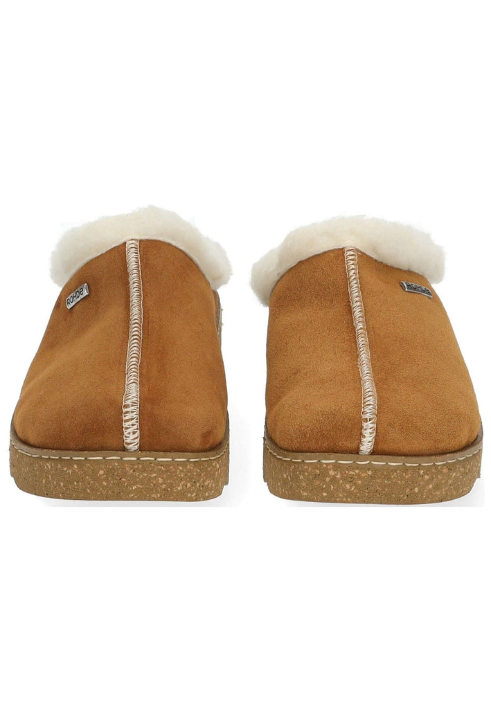 Rohde Hausschuhe Leder Cuoio Warmfutter