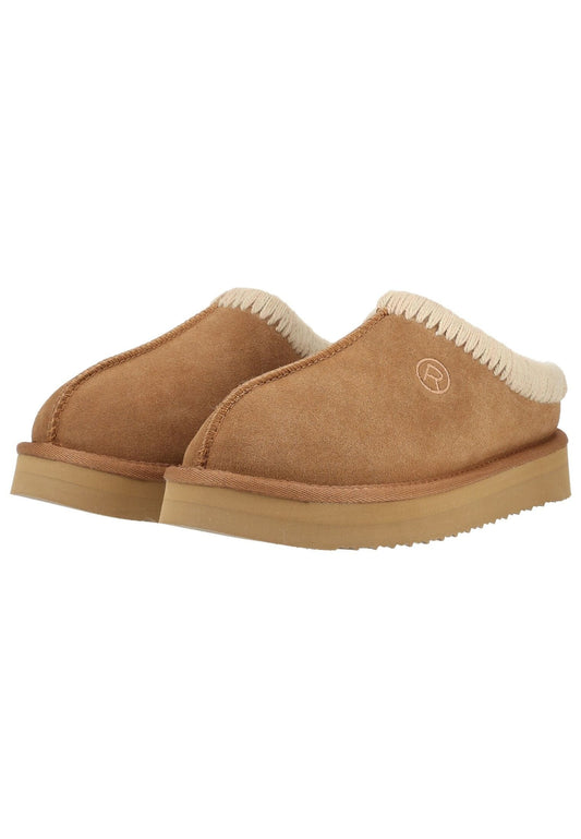 Rohde Hausschuhe Leder Cuoio Warmfutter