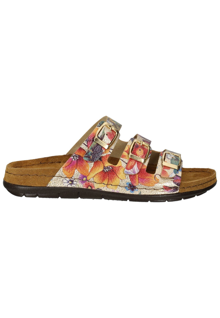 Rohde Hausschuhe Leder Gold