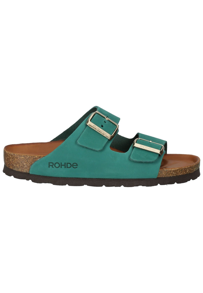 Rohde Hausschuhe Leder Grün