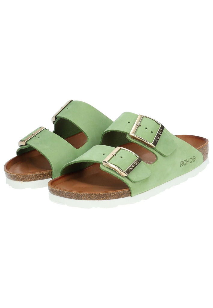 Rohde Hausschuhe Leder Kiwi