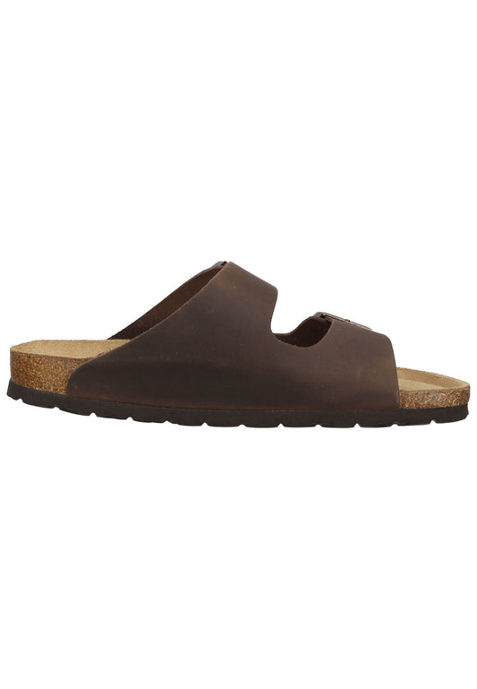 Rohde Hausschuhe Leder Mocca