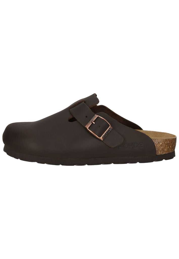 Rohde Hausschuhe Leder Mocca