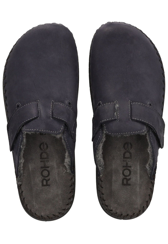 Rohde Hausschuhe Leder Ocean Warmfutter