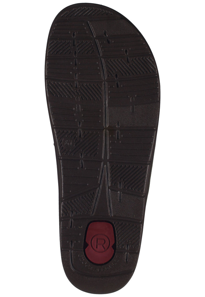 Rohde Hausschuhe Leder Olive