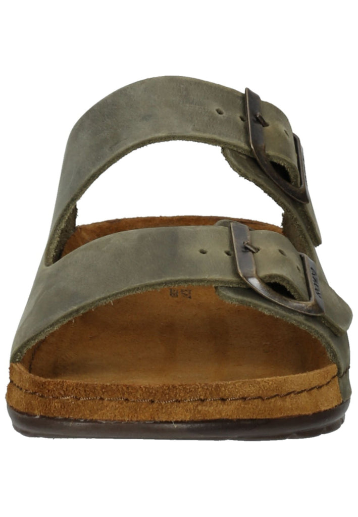 Rohde Hausschuhe Leder Olive
