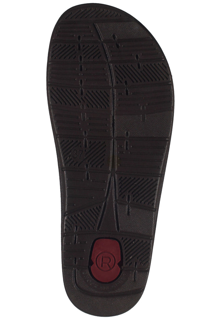 Rohde Hausschuhe Leder Olive