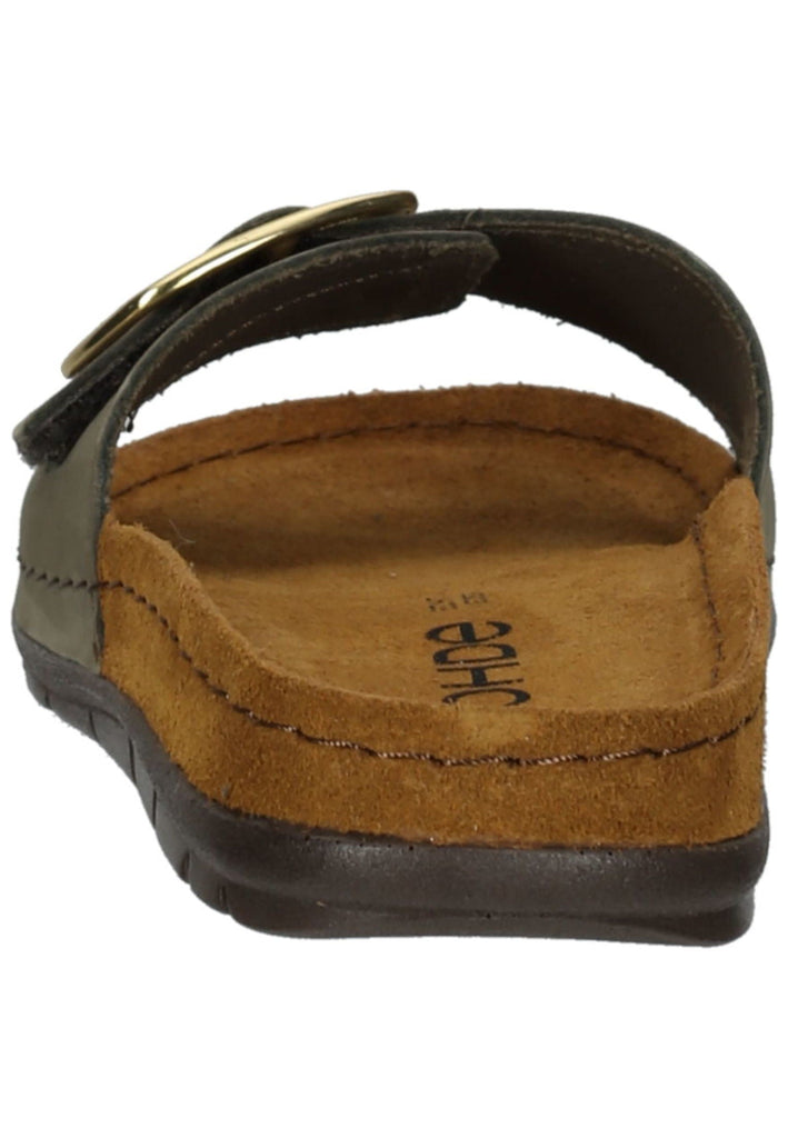 Rohde Hausschuhe Leder Olive