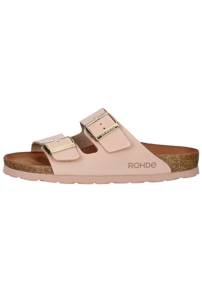 Rohde Hausschuhe Leder Rose