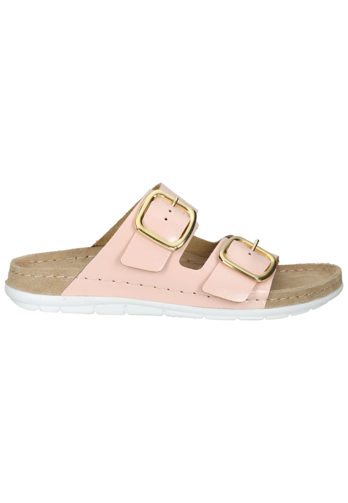 Rohde Hausschuhe Leder Rose