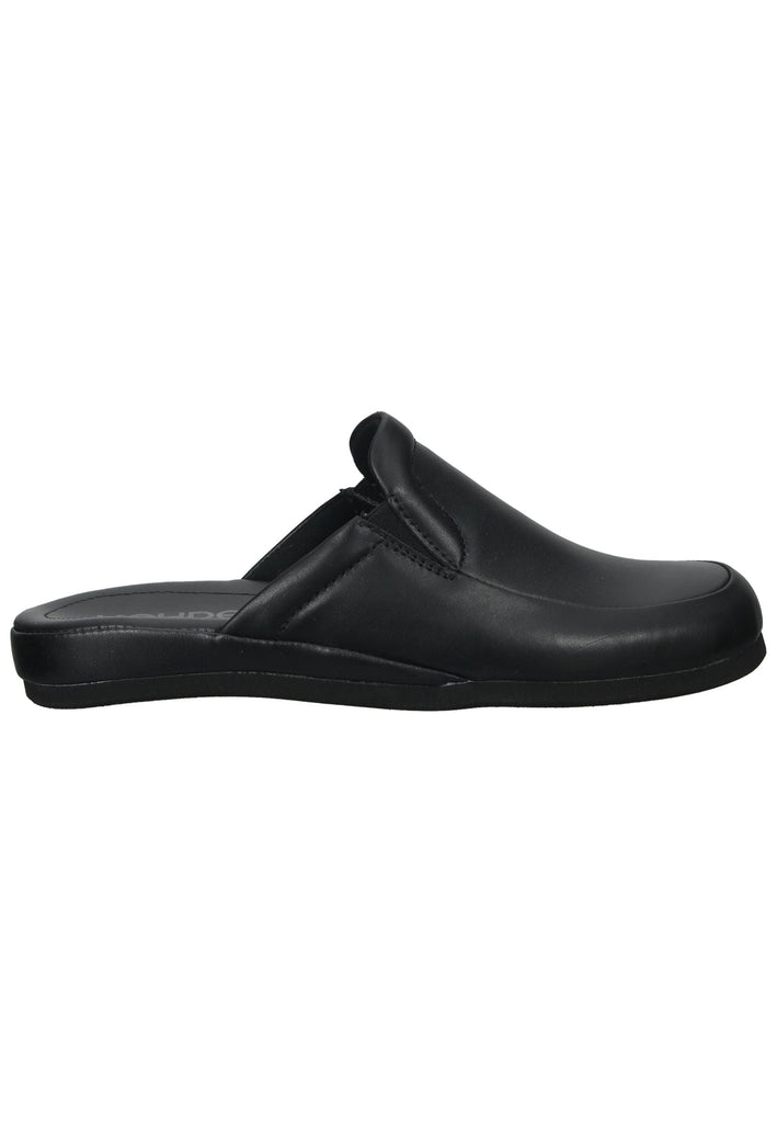 Rohde Hausschuhe Leder Schwarz