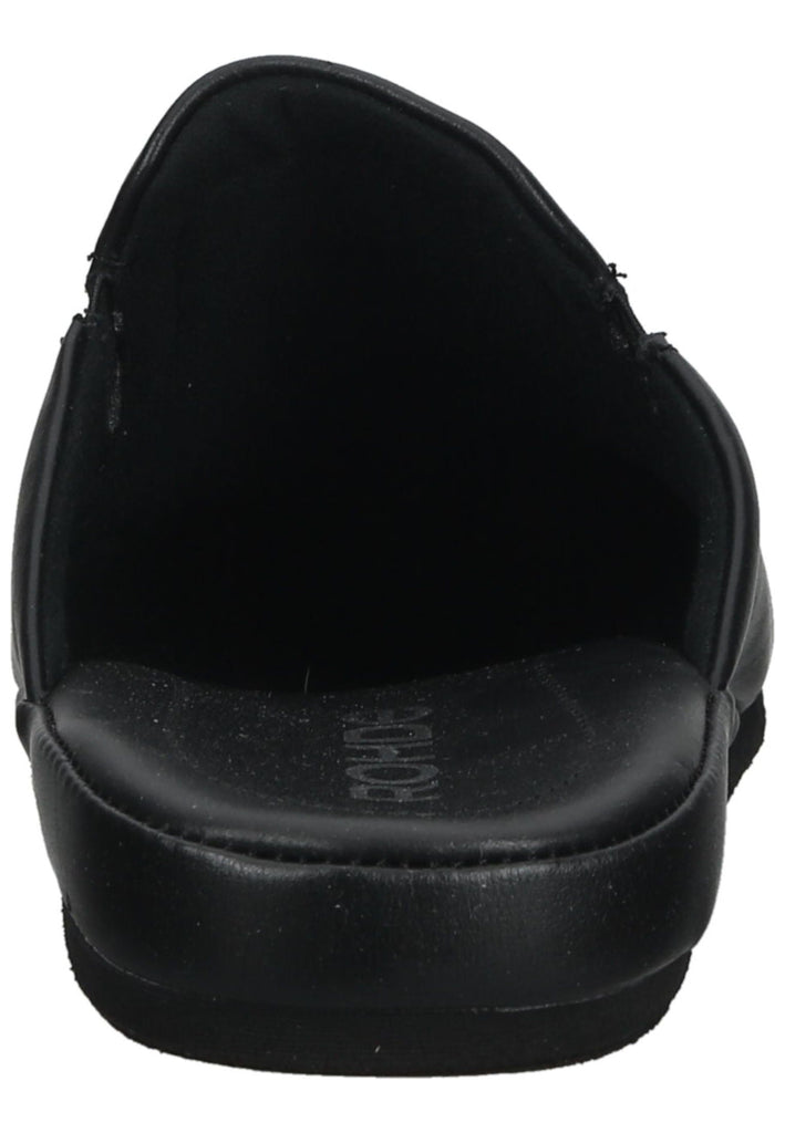 Rohde Hausschuhe Leder Schwarz
