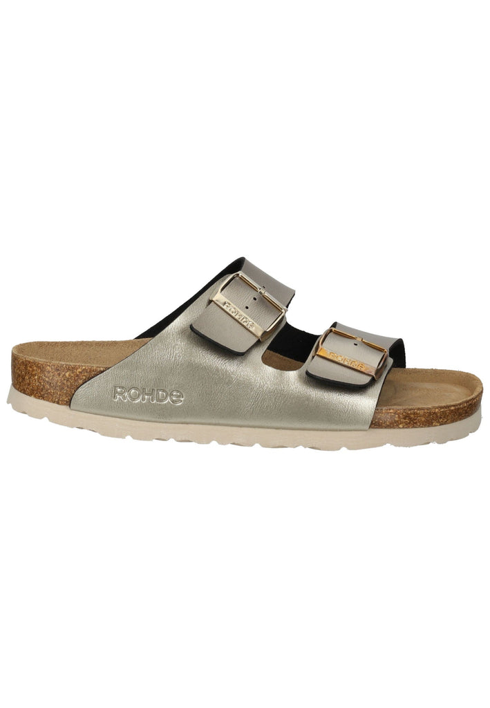 Rohde Hausschuhe Lederimitat Bronze