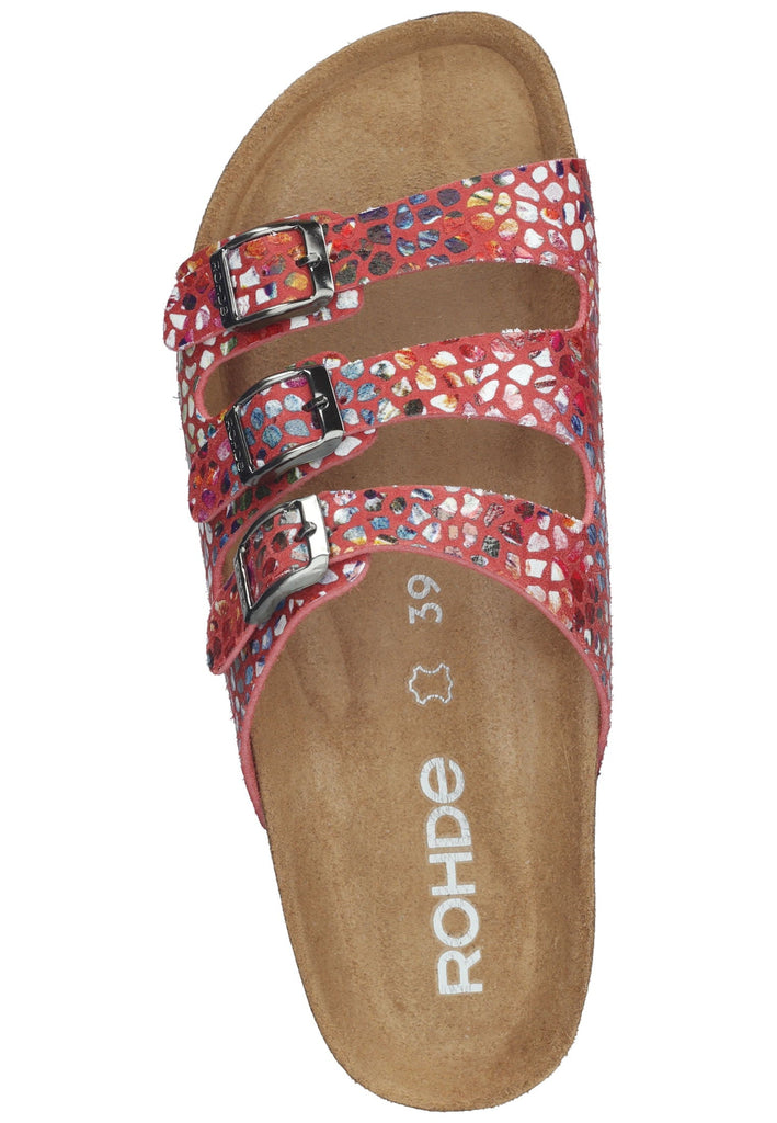 Rohde Hausschuhe Lederimitat Mehrfarbig