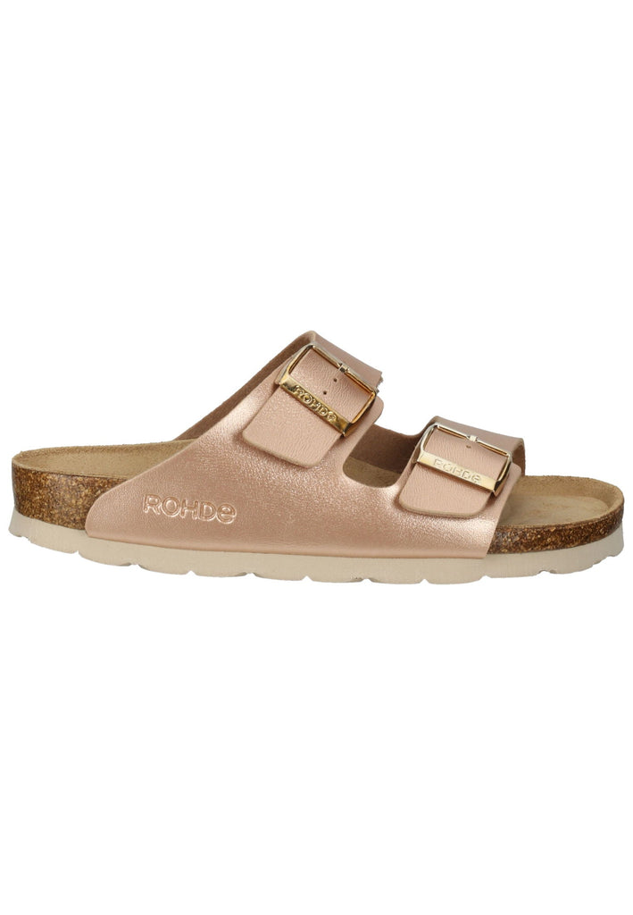 Rohde Hausschuhe Lederimitat Rose